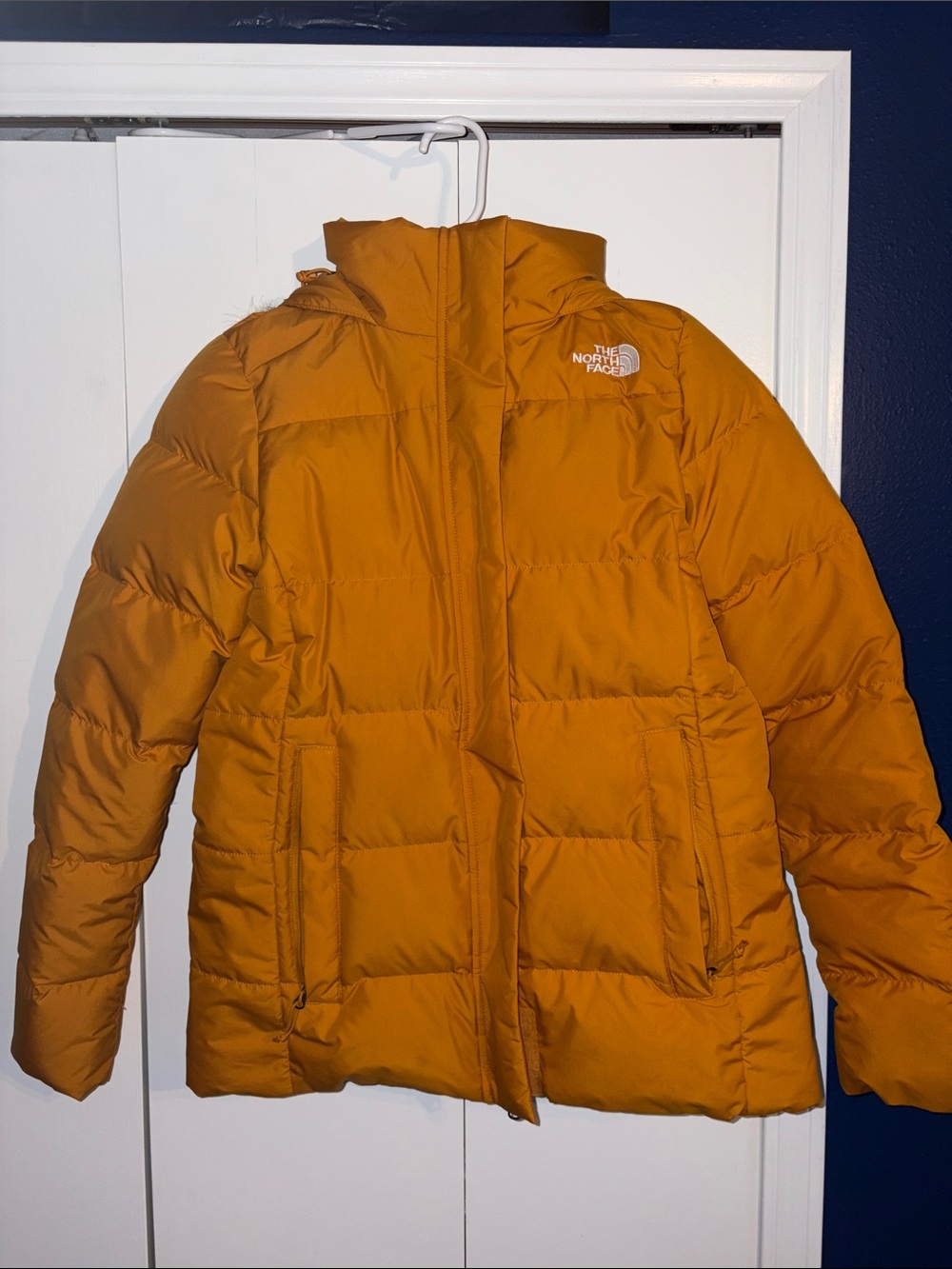 The North Face Golden Mustard Puffer Coat